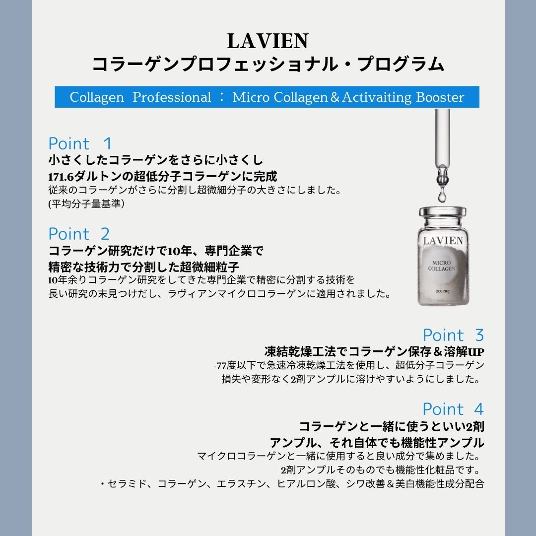 スキンケア/基礎化粧品LAVIEN コラーゲンアンプル
